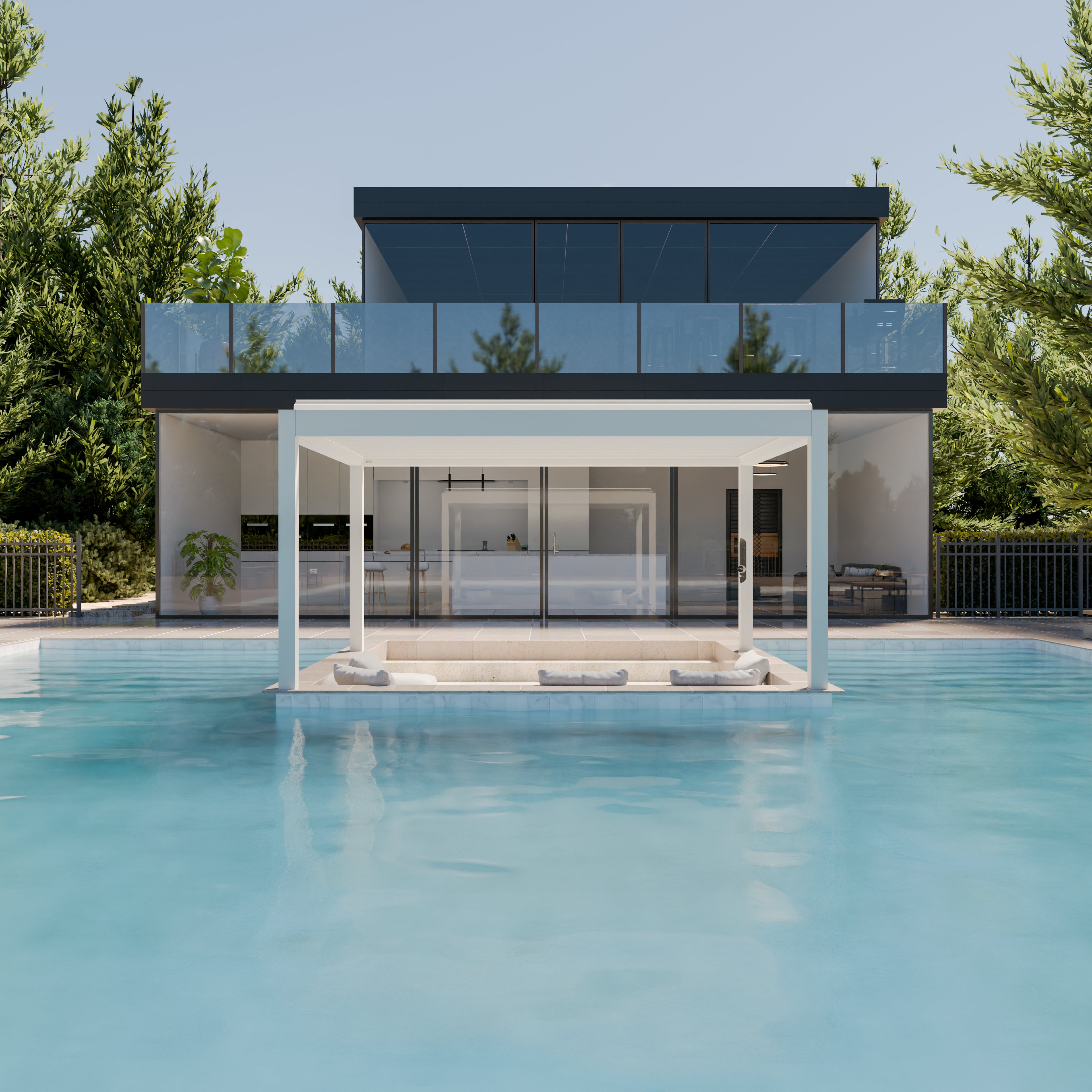 Manual Louvered Pergola