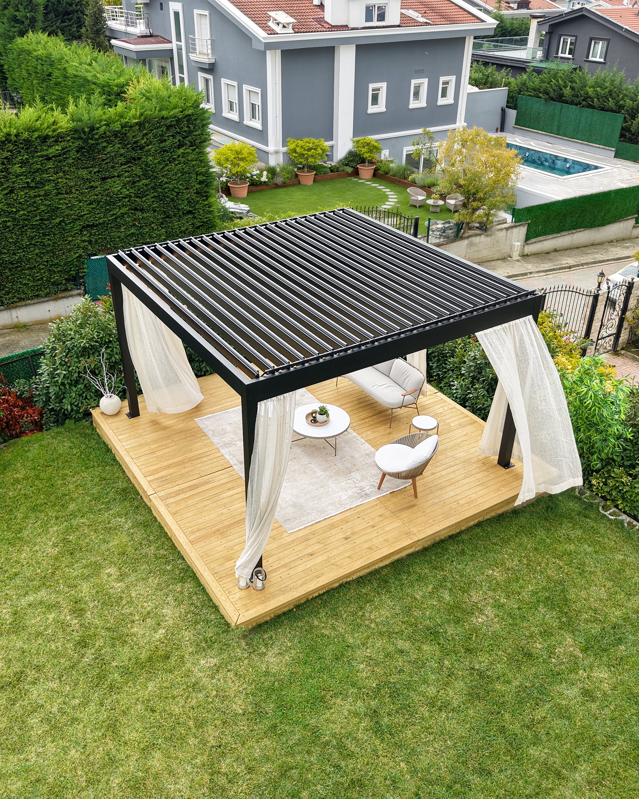 Manual Louvered Pergola